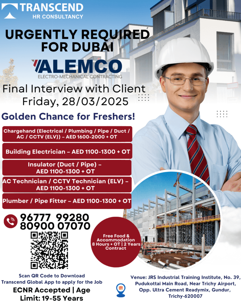URGENTLY REQUIRED FOR DUBAI