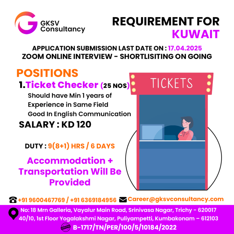 Urgent Hiring for Kuwait