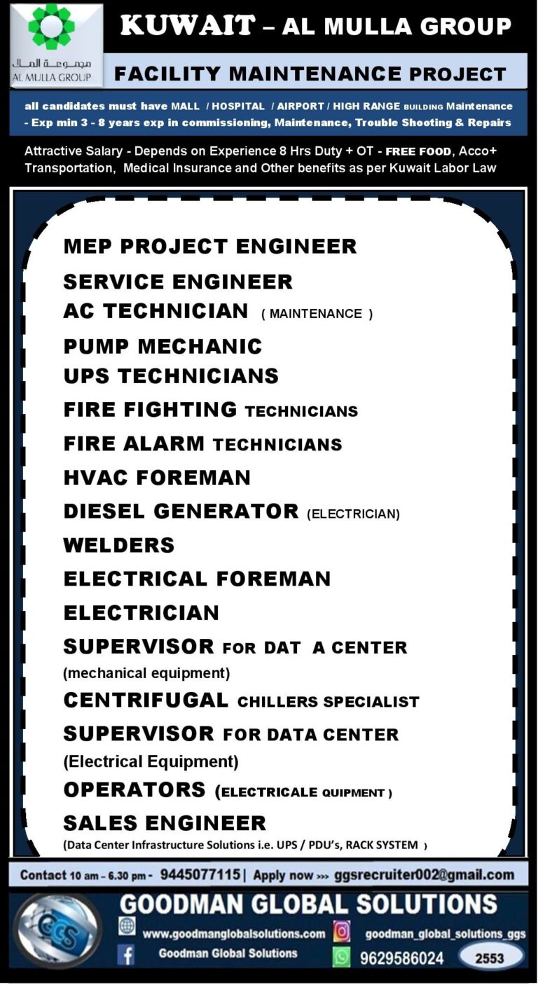 AL MULLA GROUP – FACILITY MAINTENANCE PROJECT – KUWAIT