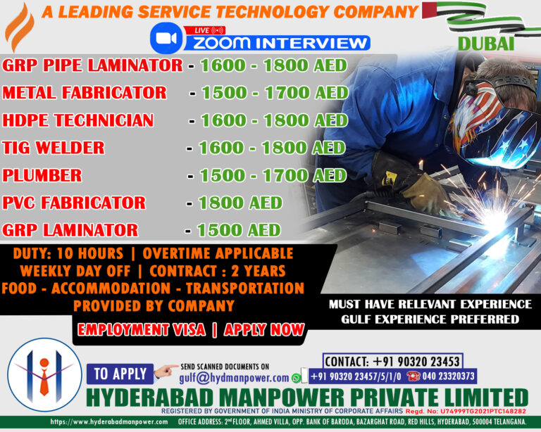 Urgent Hiring for A Leading Service Technology Company of DUBAI 1 Urgent Hiring for A Leading Service Technology Company of DUBAI