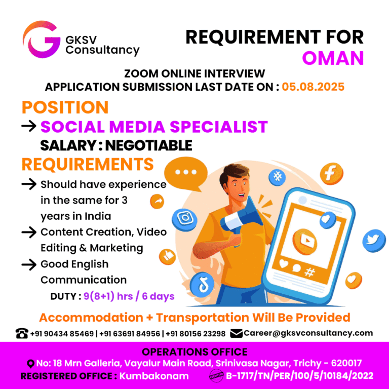 Urgent Hiring for Kuwait