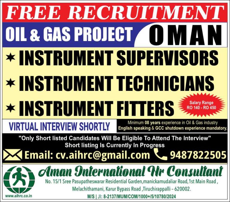 Shutdown Project – Oman
