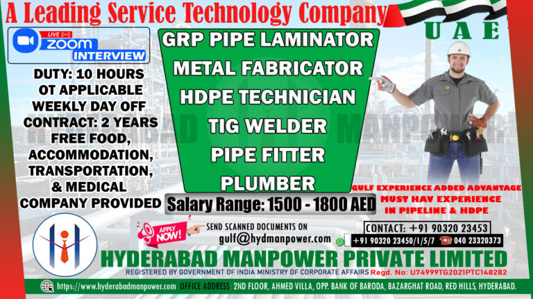 Urgent Hiring for A Leading Service Technology Company of UAE 8 Urgent Hiring for A Leading Service Technology Company of UAE