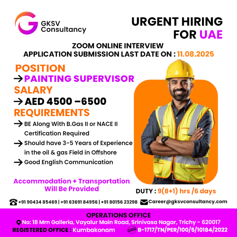 Urgent Hiring for UAE