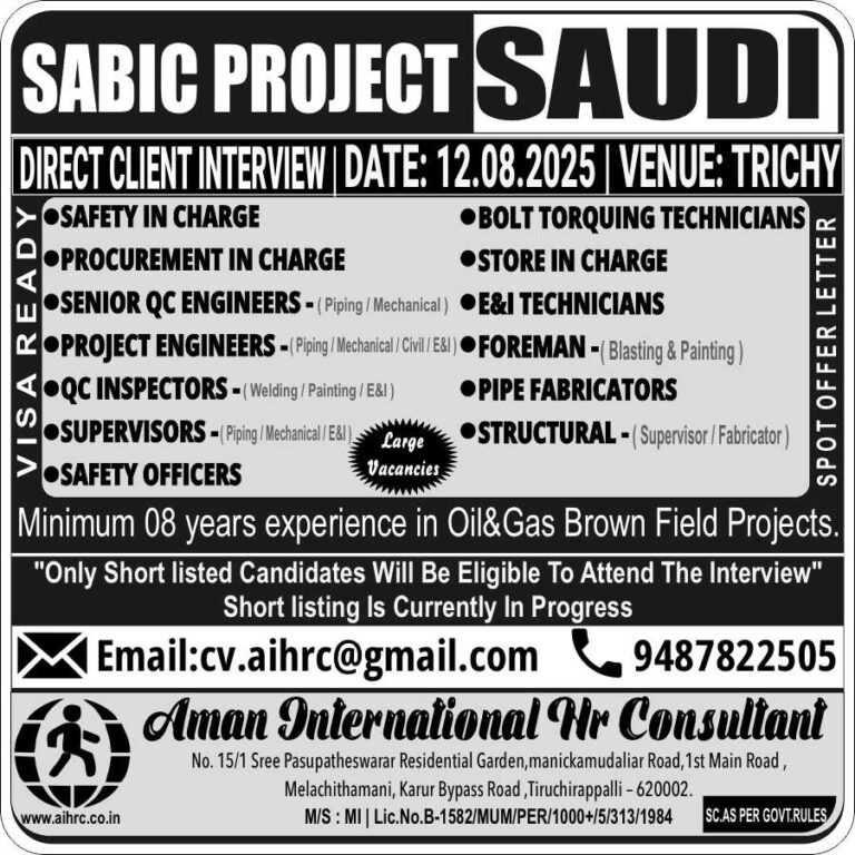 SABIC PROJECT – SAUDI