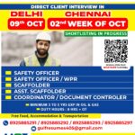 WE ARE HIRING FOR KSA DIRECT CLIENT INTERVIEW IN DELHI 09.10.2025 & CHENNAI ON 2ND WEEK OF OCTOBER 2025