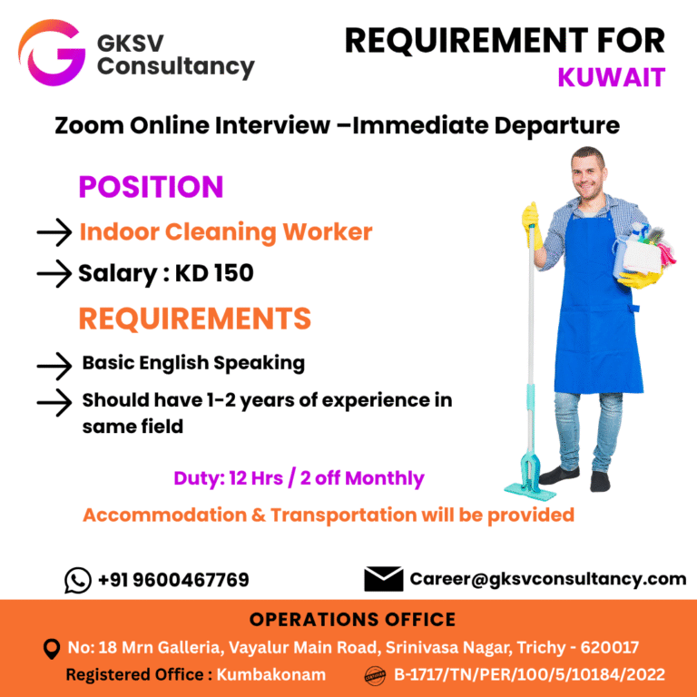 Urgent Hiring for Kuwait