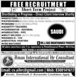 Shutdown Project Gulf Jobs - Saudi Arabia