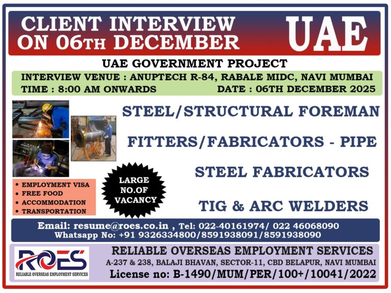 CLIENT INTERVIEW FOR UAE ON 6TH DECEMBER AT ANUPTECH R84 5 CLIENT INTERVIEW FOR UAE ON 6TH DECEMBER AT ANUPTECH R84
