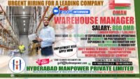 Urgent Hiring WareHouse Manager for A Leading Company - OMAN