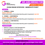 Urgent Hiring for Kuwait / Qatar