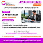 Urgent Hiring for Cyprus