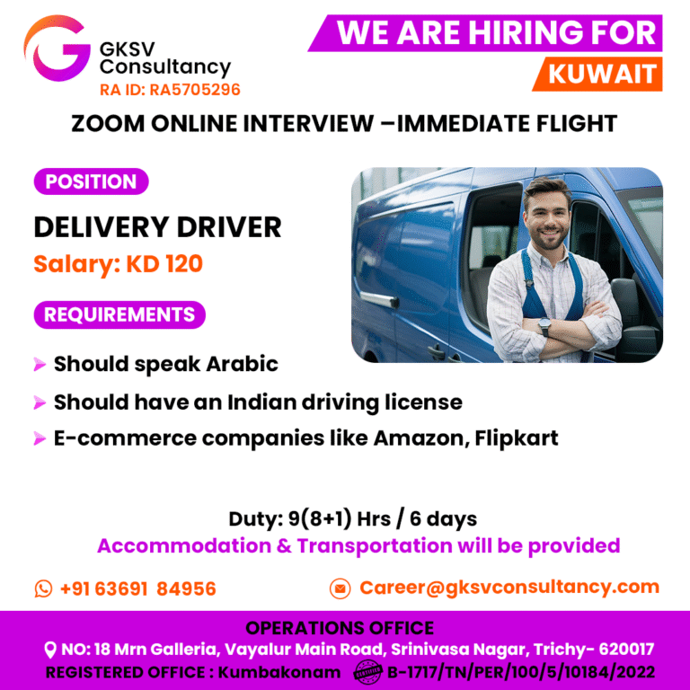 Urgent Hiring for kuwait
