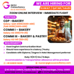 Urgent Hiring for Kuwait/Saudi/qatar