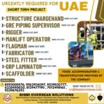 Urgently Required for UAE: Excellent Short Term Project Vacancies