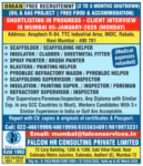 Shutdown Jobs in Oman Free Recruitment for Urgent Oil and Gas Projects