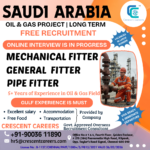 GENERAL FITTER / MECHANICAL FITTER / PIPE FITTER
