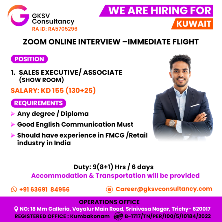 Urgent Hiring for kuwait