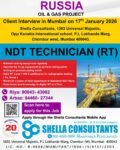 NDT Technician Jobs in Russia for Oil & Gas Project: Apply Now