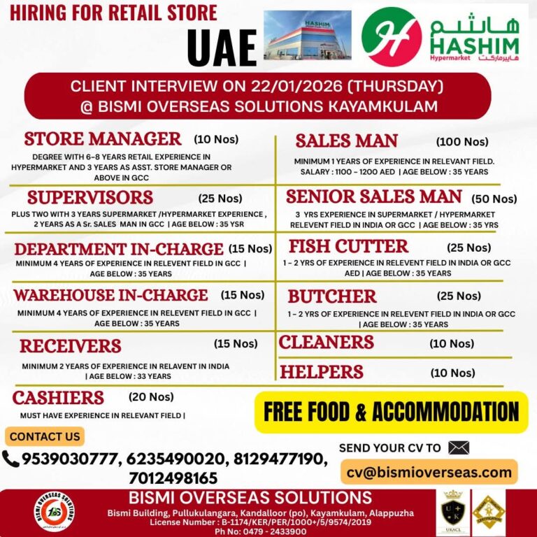 Hypermarket Jobs in UAE: Exciting Career Opportunities with Hashim Hypermarket