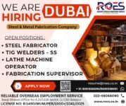 WE ARE HIRING – DUBAI