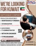 Urgent Hiring For Kuwait