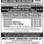 Free Recruitment Bahrain: Urgent Shutdown Jobs by Modi’s Smart Consultancy
