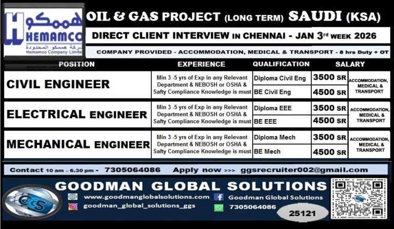 SAUDI - LONG TERM OIL & GAS PROJECT 8 SAUDI – LONG TERM OIL & GAS PROJECT