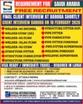 Free Recruitment Saudi Arabia: Saipem Baroda Interview by Aryaa International