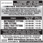 Free Recruitment Abu Dhabi: Tecnimont Project by BGHR International