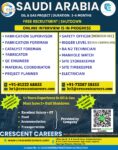 FREE RECRUITMENT FOR SAUDI ARABIA COUNTRY