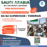 BA N2 SUPERVISOR / FOREMAN
