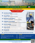 Kuwait Job Vacancy - Walkin Interview on 16th March