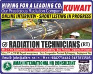 URGENT HIRING FOR KUWAIT