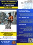 Oil & Gas Construction (Long Term) - UAE-Dubai