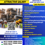 Urgently Required for Long Term ADNOC Project – UAE