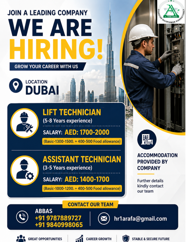 cv selection is going on for a leading company