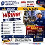 🔥 WE ARE HIRING FOR KUWAIT – OIL & GAS DIVISION 🔥