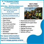 Oil & Gas - Skill Development Training Programme