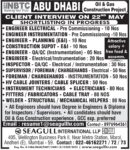 Abu Dhabi Oil & Gas Jobs – Client Interview at Seagull International