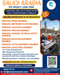 RECRUITMENT FOR SAUDI ARABIA COUNTRY