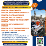 RECRUITMENT FOR SAUDI ARABIA COUNTRY