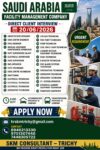 Urgent Requirement -saudi arabia
