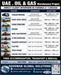 URGENT REQUIREMENT - UAE - LONG TERM DIRECT CLIENT INTERVIEW IN CHENNAI on 11-06-2026