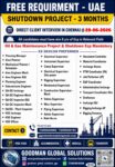 FREE REQUIREMENT - UAE - SHUTDOWN PROJECT DIRECT CLIENT INTERVIEW IN CHENNAI ON 28-06-2026