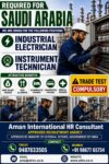 Saudi Arabia – Industrial Electrician & Instrument Technician