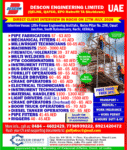 Client Interview at Kochi on 17th July, 2026 for Descon Engineering, Abu Dhabi -
