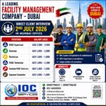Dubai Facility Jobs – Direct Client Interview at IOC Services