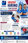 Hey Nurses! Ready to advance your career? Arya International is urgently hiring nursing staff for home care positions in Qatar.