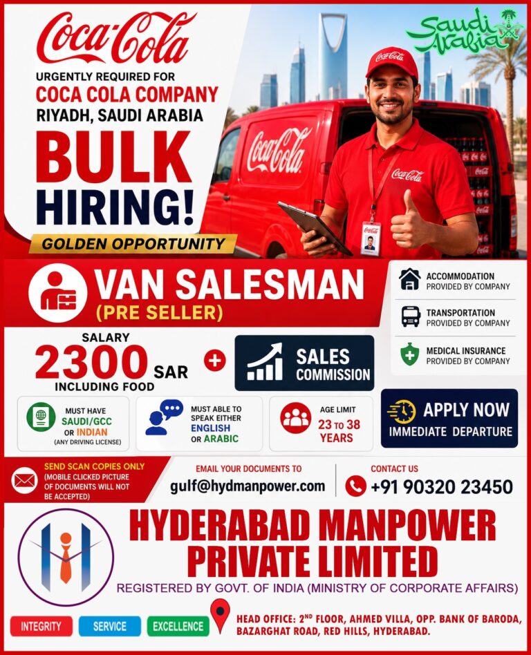 Hiring for Saudi Arabia